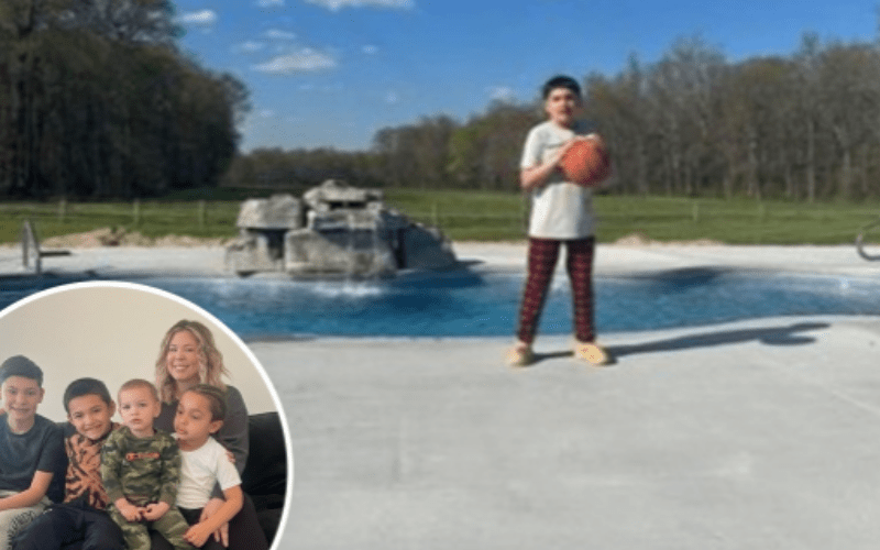 Kailyn Lowry Reveals New Pool As Addition To Her Mansion