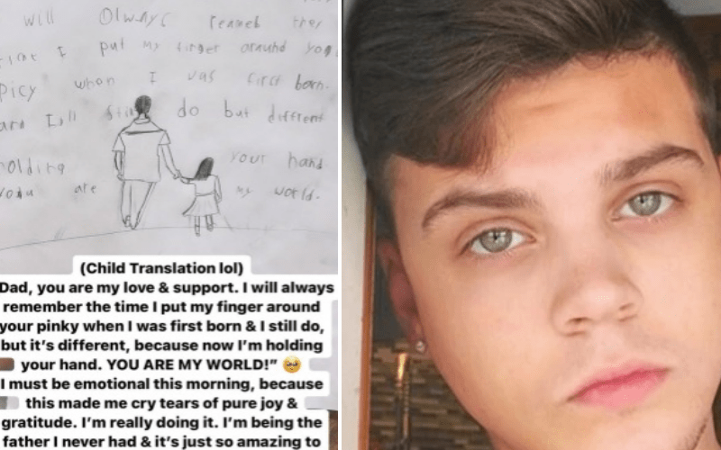 Tyler Baltierra Got A Heartwarming Note From Daughter