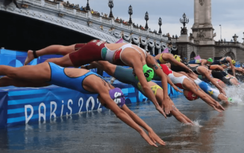 Olympics Athlete Throws Up After Swimming In Paris River