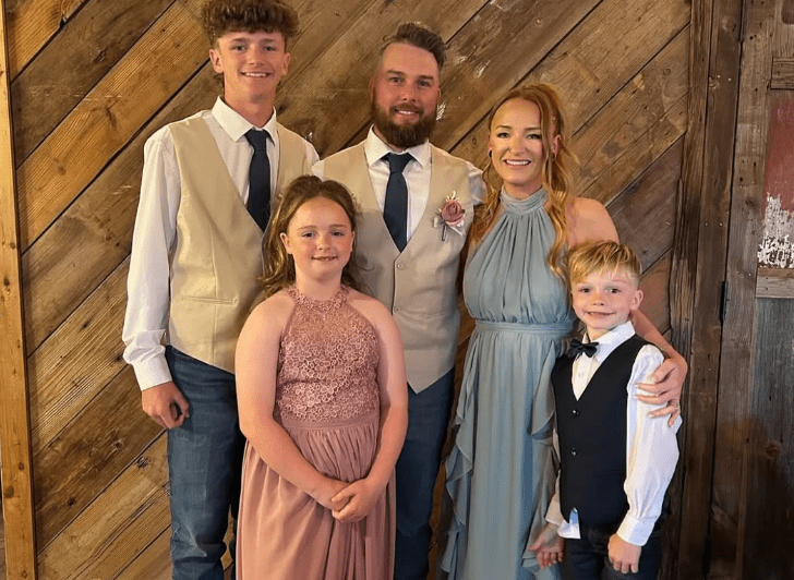 Maci & family at a wedding