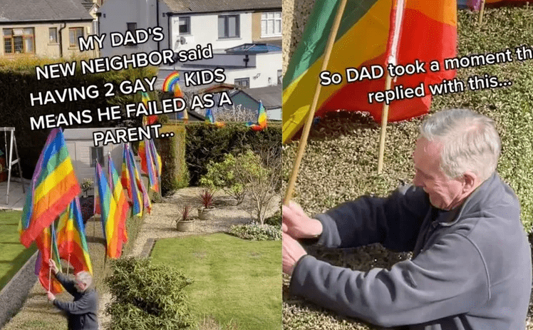 Parent of LGBTQ kids Has A Perfect Response To A neighbor